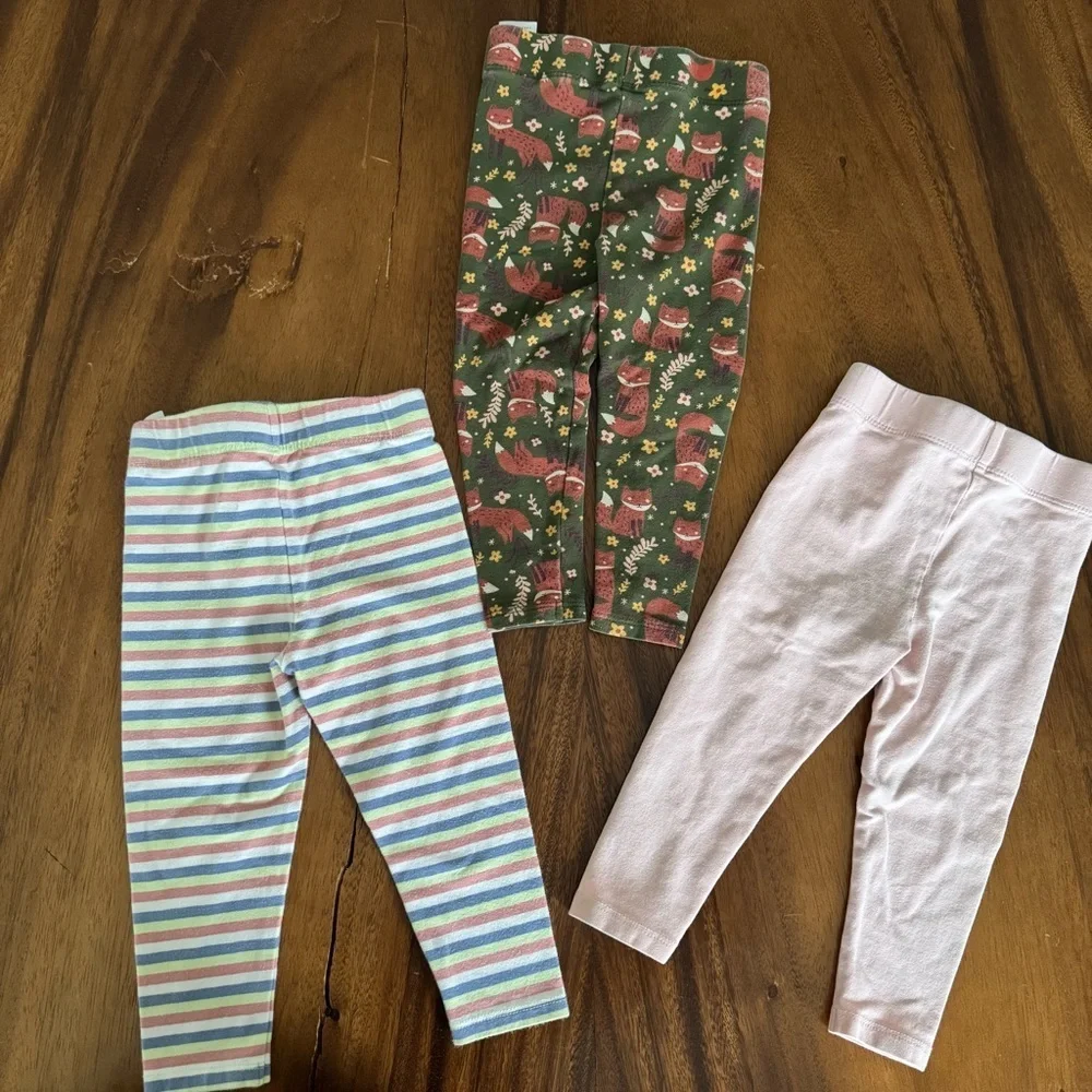 Dip Leggings Bundle of 3 Multicolor Leggings SetSize 12-18M